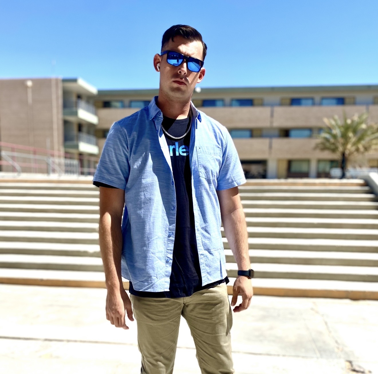 Portrait of Ed ‘Caz’ Cazares, founder, chief executive and developer of the THRSHLD dating and social app