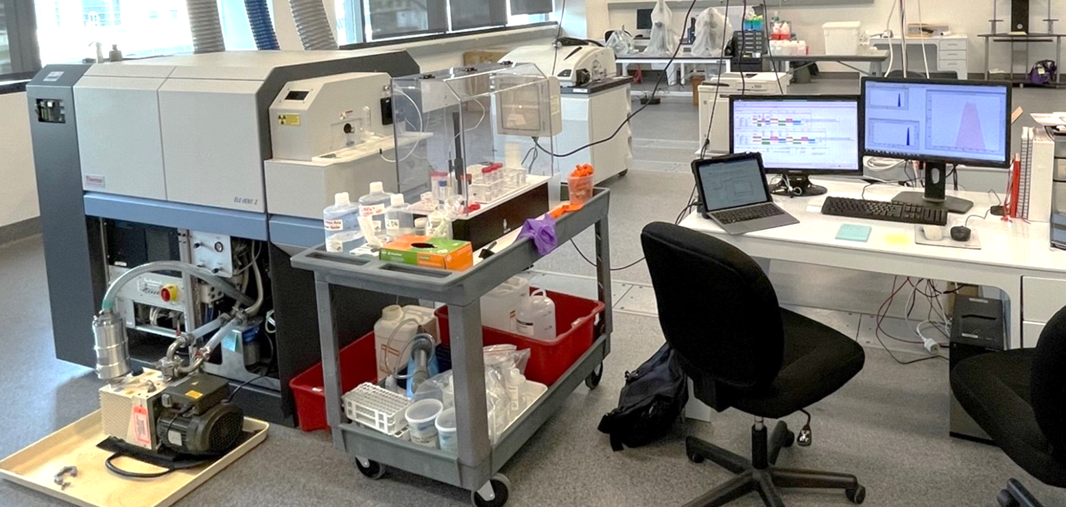Mass spectrometry equipment in a NIST laboratory. Context photograph uploaded by NIST in July 2025; not equipment identified in the disposal audit or an auction listing.