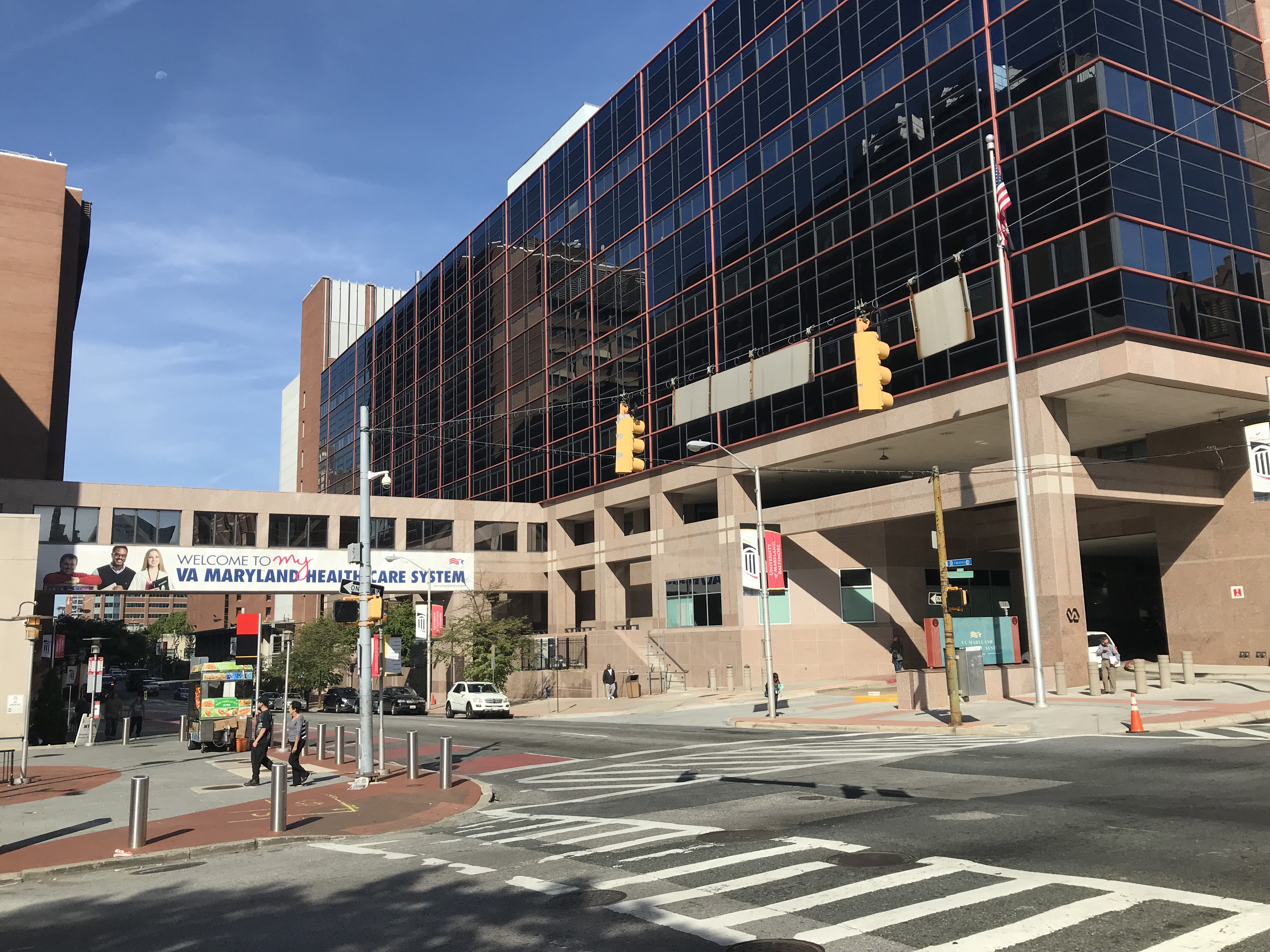Baltimore VA Medical Center in September 2019. Archival VA-system context; the photograph does not identify this facility or people pictured as involved in the incidents reviewed.