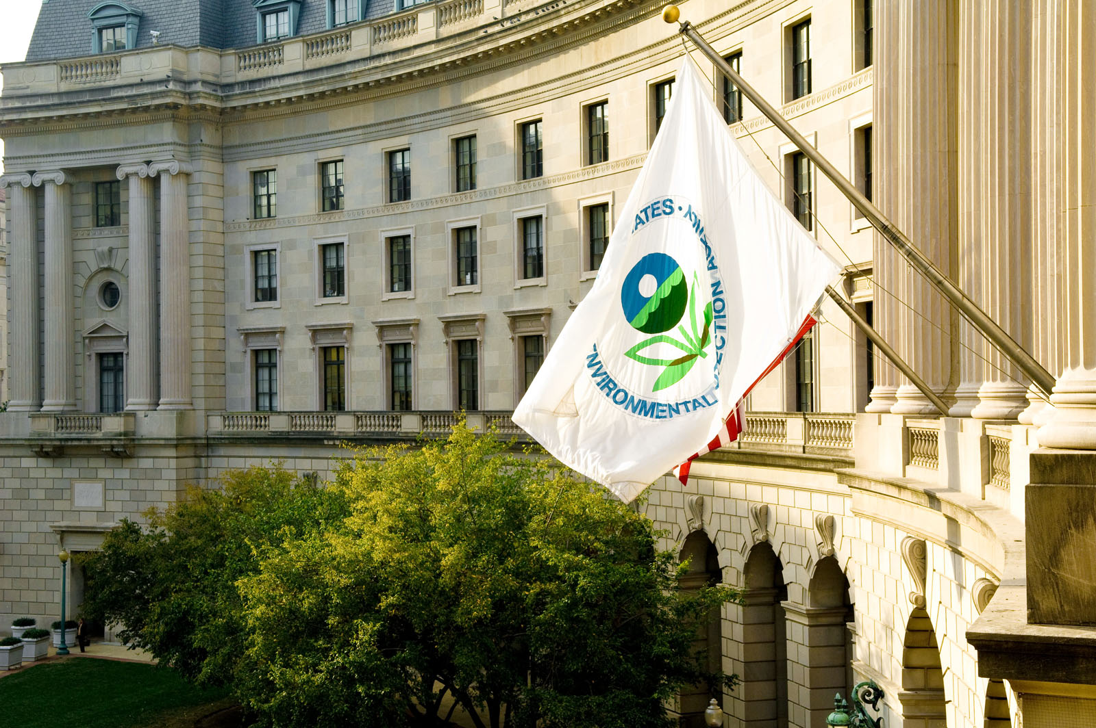 The William Jefferson Clinton Federal Building houses EPA headquarters in Washington, D.C.
