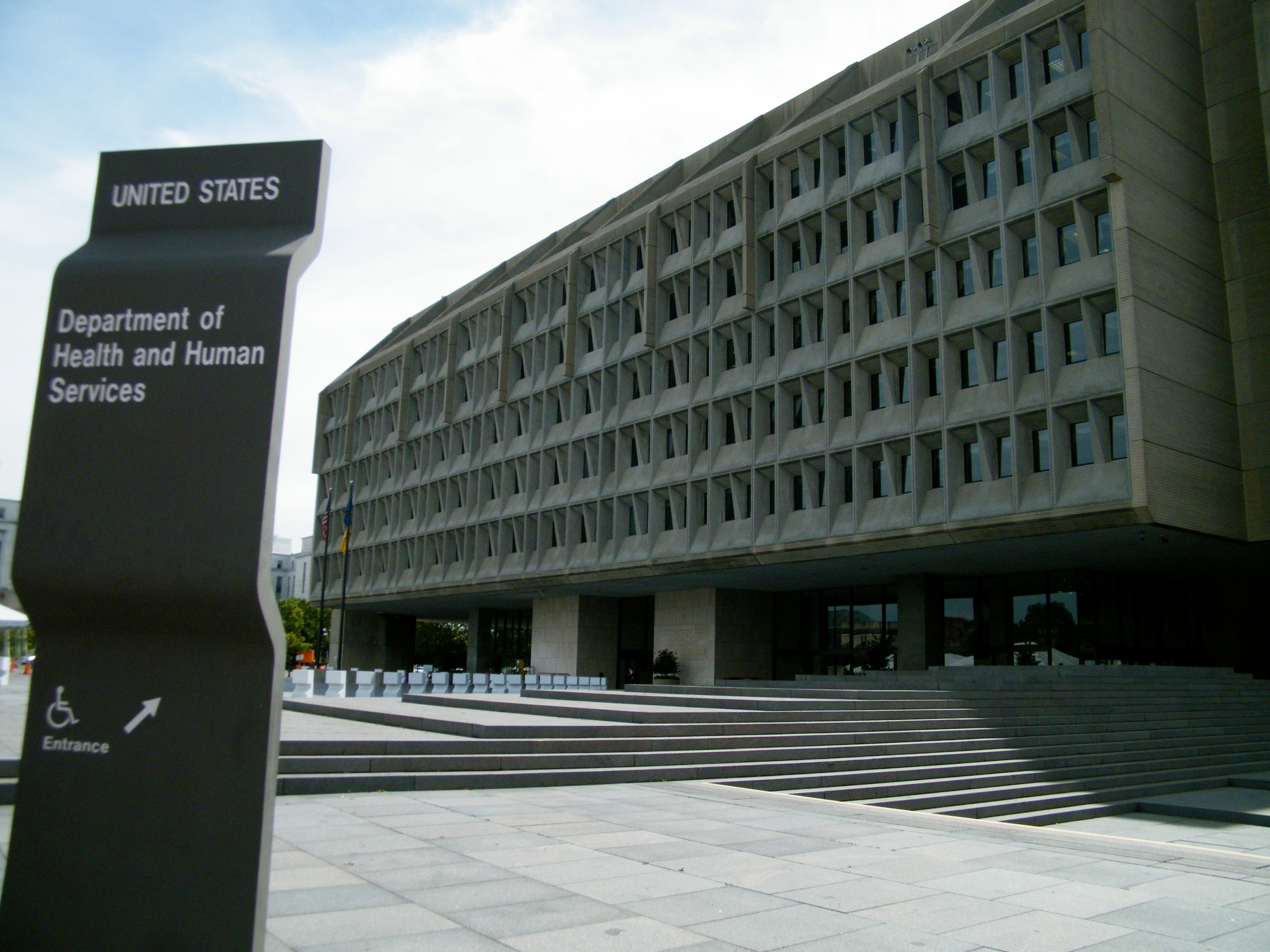 The Department of Health and Human Services headquarters in Washington, D.C., September 16, 2011. Federal Medicaid-oversight context.