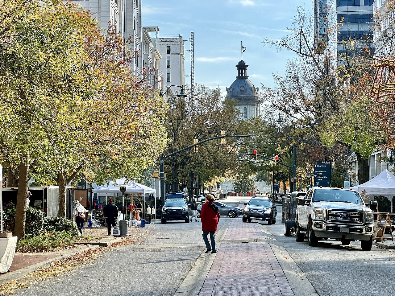 The South Carolina State House viewed from Main Street in Columbia, November 25, 2023. State-government context; the people pictured are not identified as Medicaid or CHIP beneficiaries. Photo: Warren LeMay (w_lemay) / Wikimedia Commons, CC BY-SA 2.0. Source: https://commons.wikimedia.org/wiki/File:South_Carolina_State_House_from_Main_Street,_Columbia,_SC_-_53391350080.jpg License: https://creativecommons.org/licenses/by-sa/2.0/