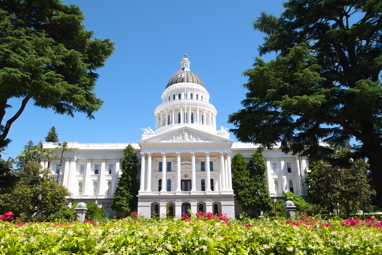 California State Capitol, May 12, 2024. State-government context; does not depict CARE Court participants or a hearing.
