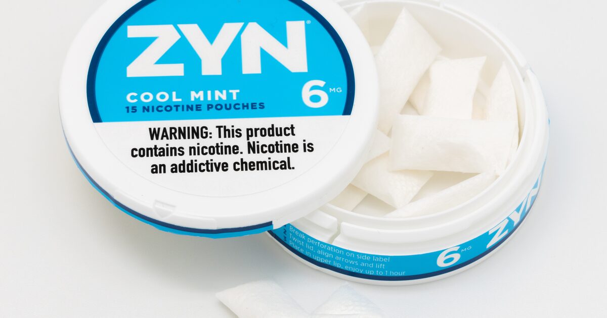 Authentic photograph of ZYN nicotine-pouch containers, the products discussed in the FDA's modified-risk orders